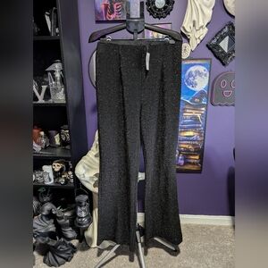 Torrid Black Sparkle Flare Pants